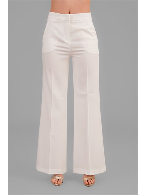 Pantalone in vigogna elastica federica erre | RAFAL 594BIANCO